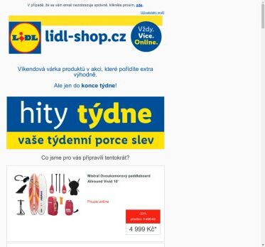 lidl-shop.cz | Sobotní hity se slevou až 50 %. Pouze do konce týdne!