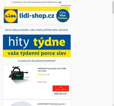 lidl-shop.cz | Pondělní hity týdne se slevou až 50 %