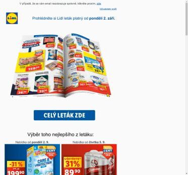 Váš Lidl leták na další týden!