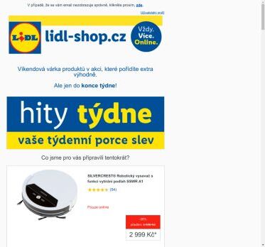 lidl-shop.cz | Sobotní hity se slevou až 46 %. Pouze do konce týdne!