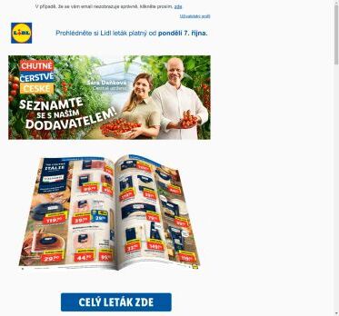Váš Lidl leták na další týden!