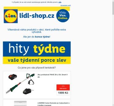 lidl-shop.cz | Sobotní hity se slevou až 50 %. Pouze do konce týdne!