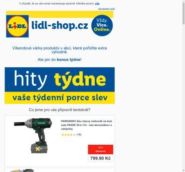 lidl-shop.cz | Sobotní hity se slevou až 45 %. Pouze do konce týdne!