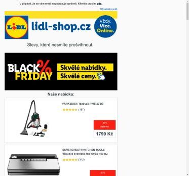 lidl-shop.cz | Black Friday je tady! Slevy až 56 %.