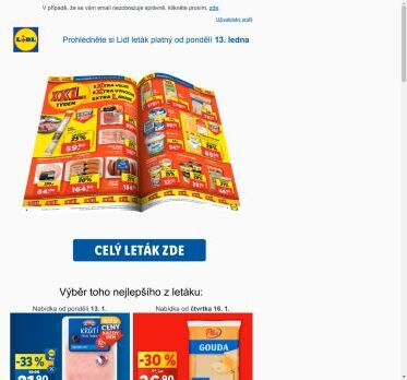 Váš Lidl leták na další týden s XXL nabídkou!