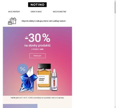 Až −30 % na stovky produktů